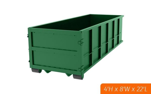 the cost of renting a twenty-yard dumpster varies depending on your location, rental period, and other factors. please contact us for a customized quote