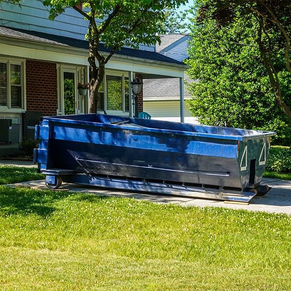 we provide pick-up services for our residential dumpsters